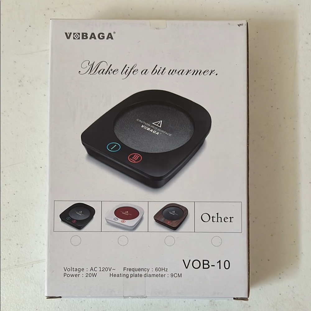 Vobaga Black Cup Warmer